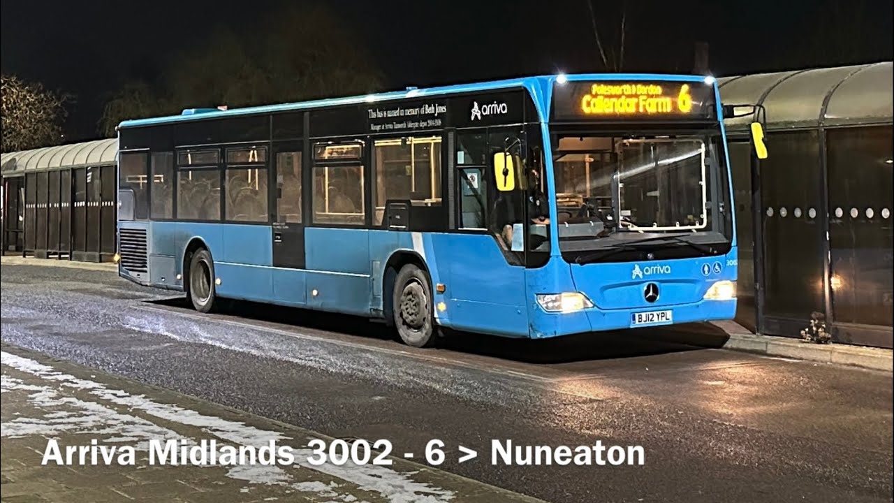 Arriva 3002 Mercedes Citaro O530 BJ12YPL