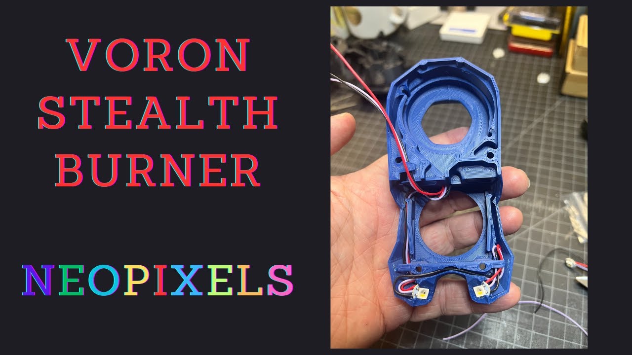 Voron Stealthburner Neopixel Soldering and Wiring Tutorial