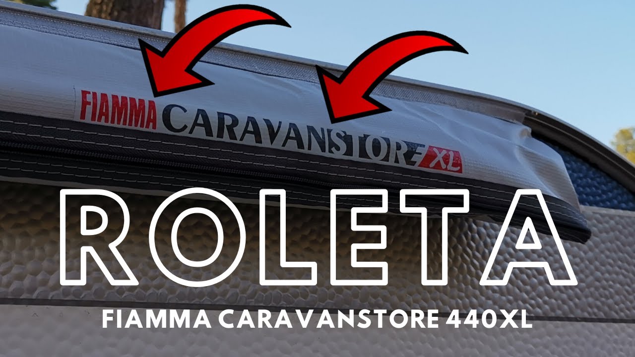Roleta workowa FIAMMA Caravanstore 440 XL do przyczepy kempingowej - odpakowanie i montaż.