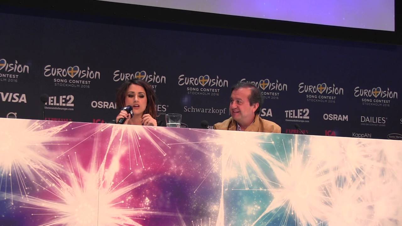 ESCKAZ in Stockholm: Press conference from Barei (Spain)