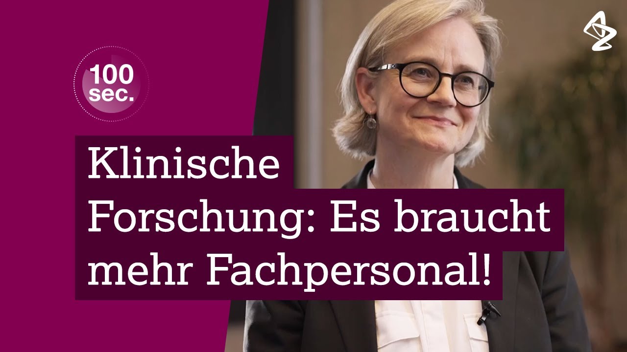 100 Sekunden mit Dr. Simone Kappels zu Herausforderungen in der klinischen Forschung-