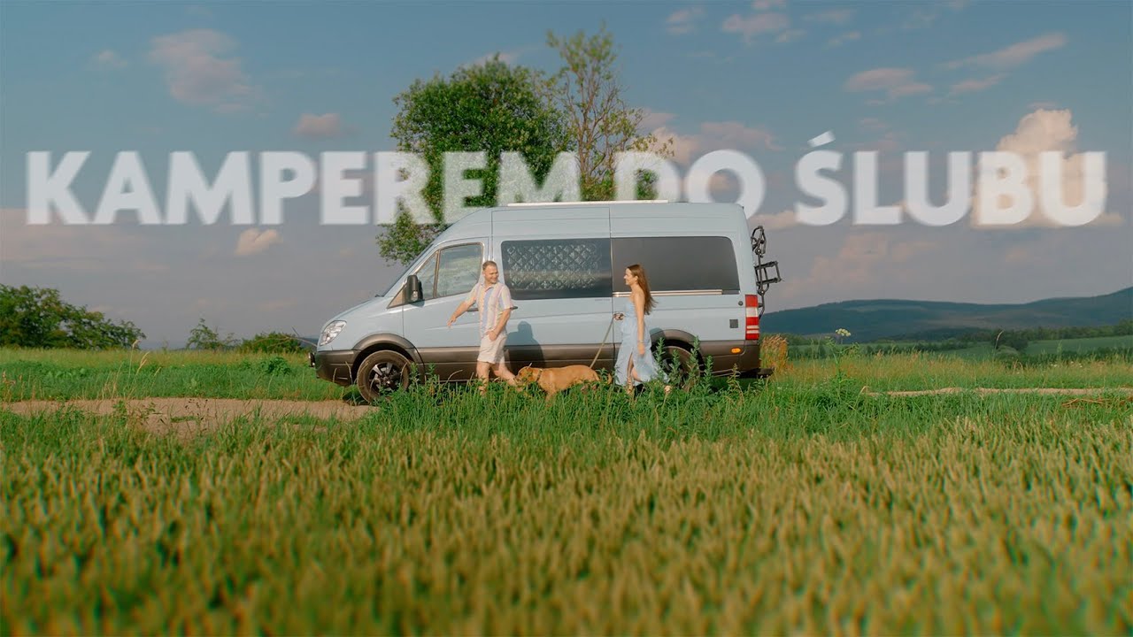 Kamperem do ślubu | Julia i Jakub | Rezydencja Miętowe Wzgórza | teledysk ślubny