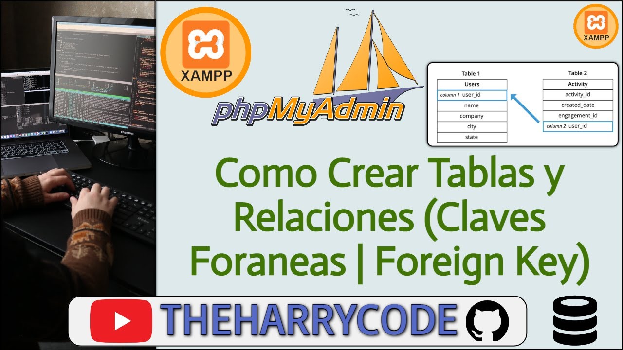 Curso XAMP & phpMyAdmin | Como Crear Tablas y Relaciones(Claves Foraneas |Foreign Key) en phpMyAdmin