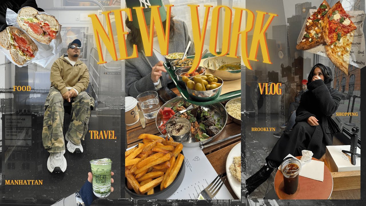 New York City Travel Vlog  🚕🗽: exploring New York City,  lots of yummy food, Central Park & More!