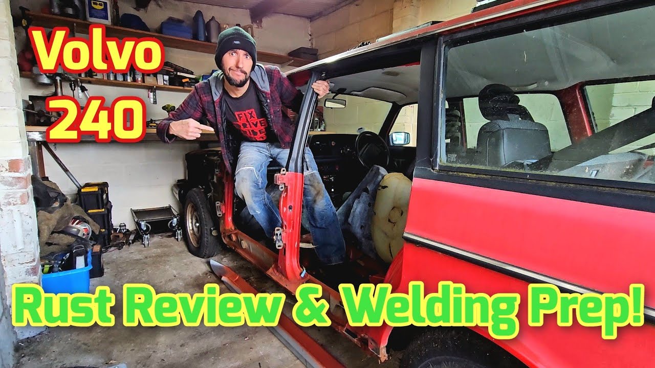 Getting the Volvo 240 ready for Welding