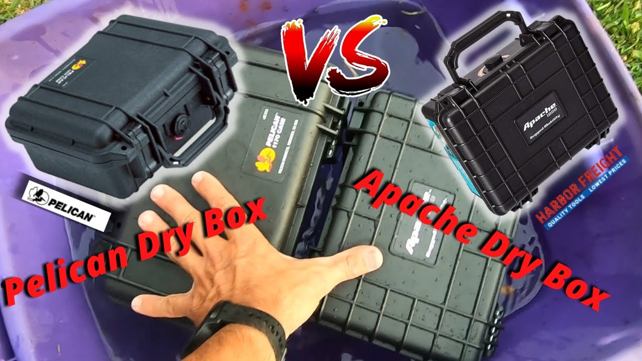 Pelican Dry Box VS Harbor Freight Knockoff 