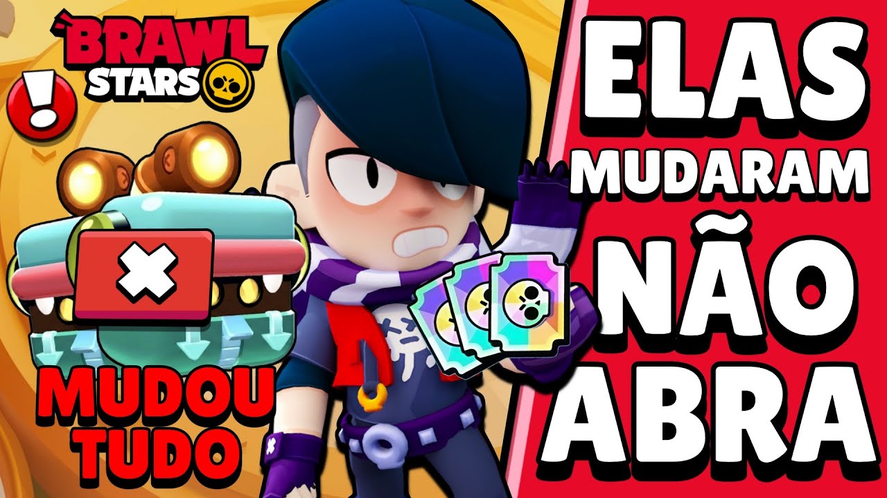 NOTÍCIA! BRAWL STARS MUDOU de NOVO! NÃO ABRA AS CAIXAS do GLOWBERT ANTES DE ASSISTIR!