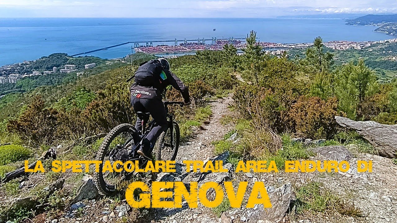La spettacolare trail area Enduro di Genova