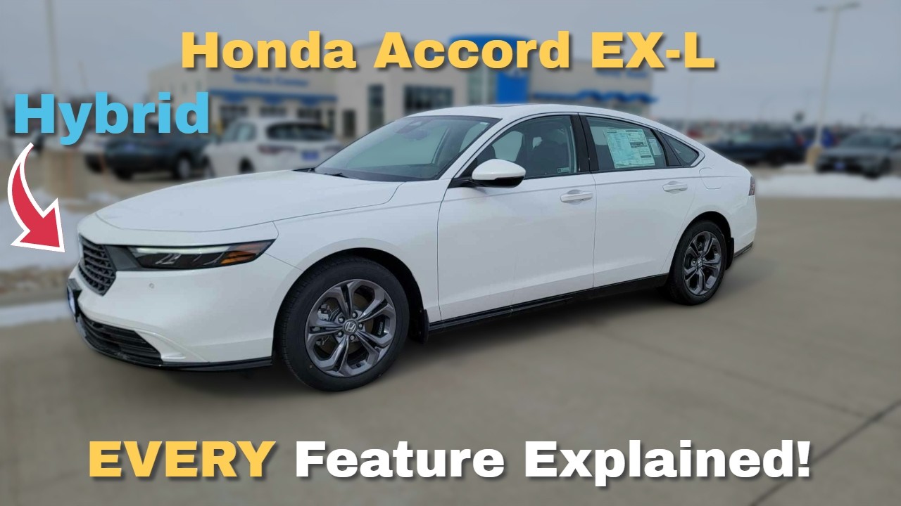 2025 Honda Accord Hybrid EXL Walkaround Standard Features