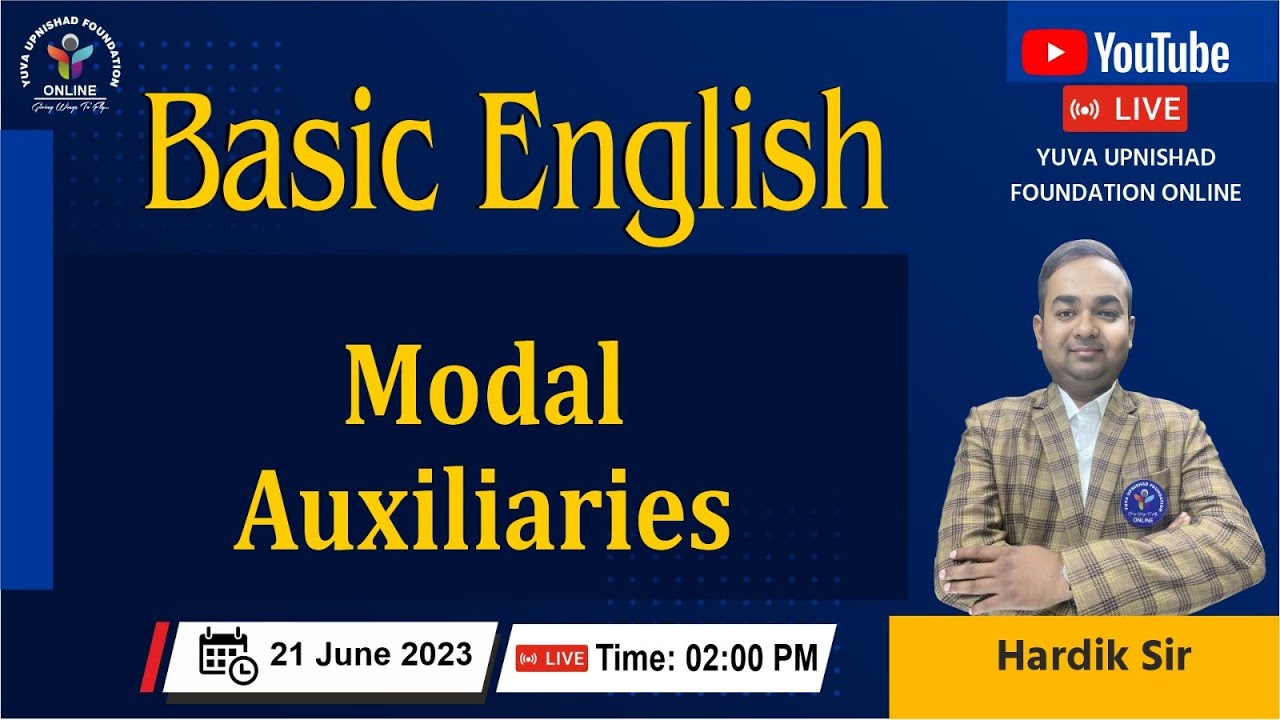 BASIC ENGLISH GRAMMAR | Modal Auxiliaries | #basicenglishgrammaringujarati