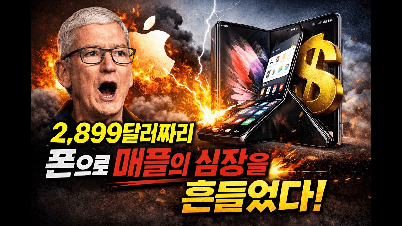 삼성이 2,899달러짜리 폰으로 애플의 심장을 흔들었다
