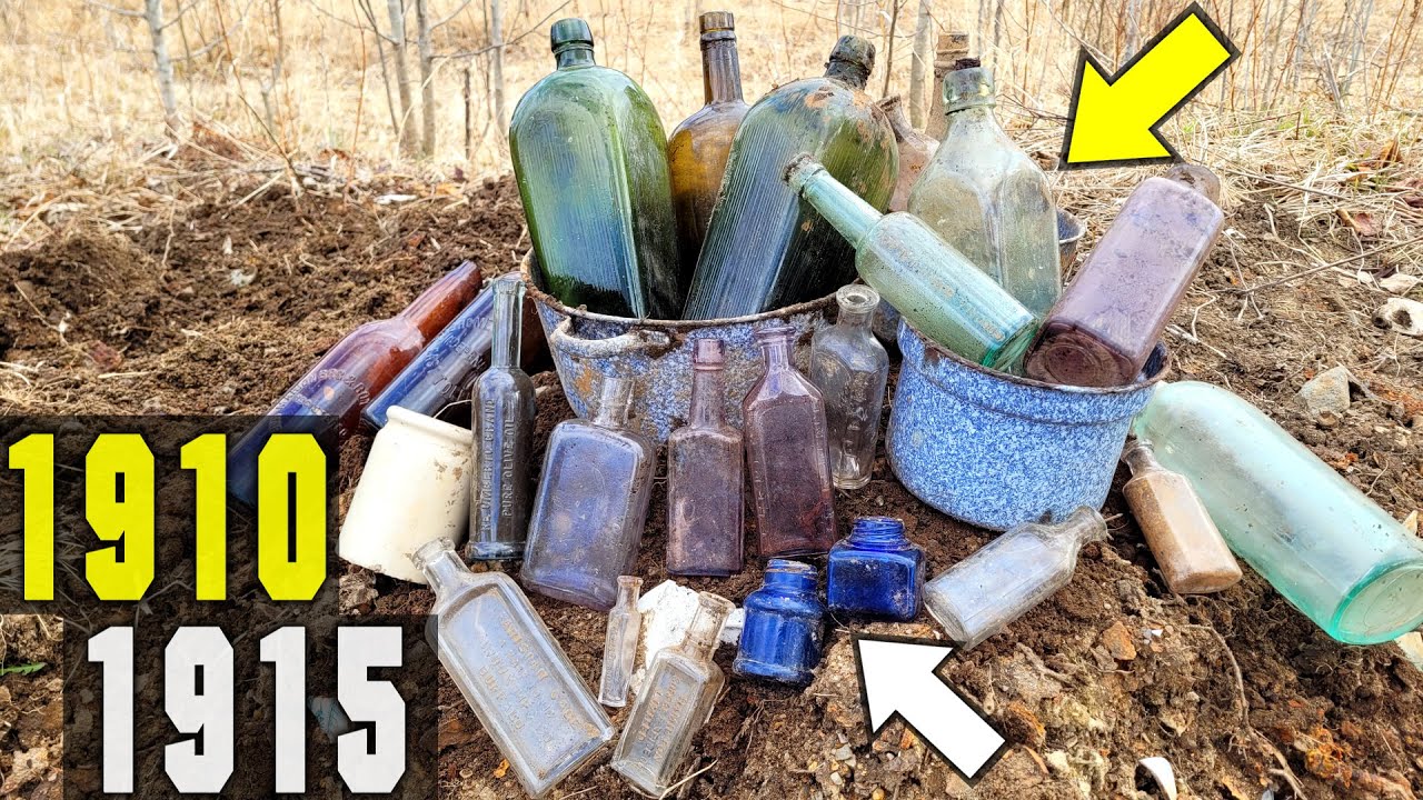 No One's Alive Today Who Threw These Away | 110 Year Old Bottle Dump