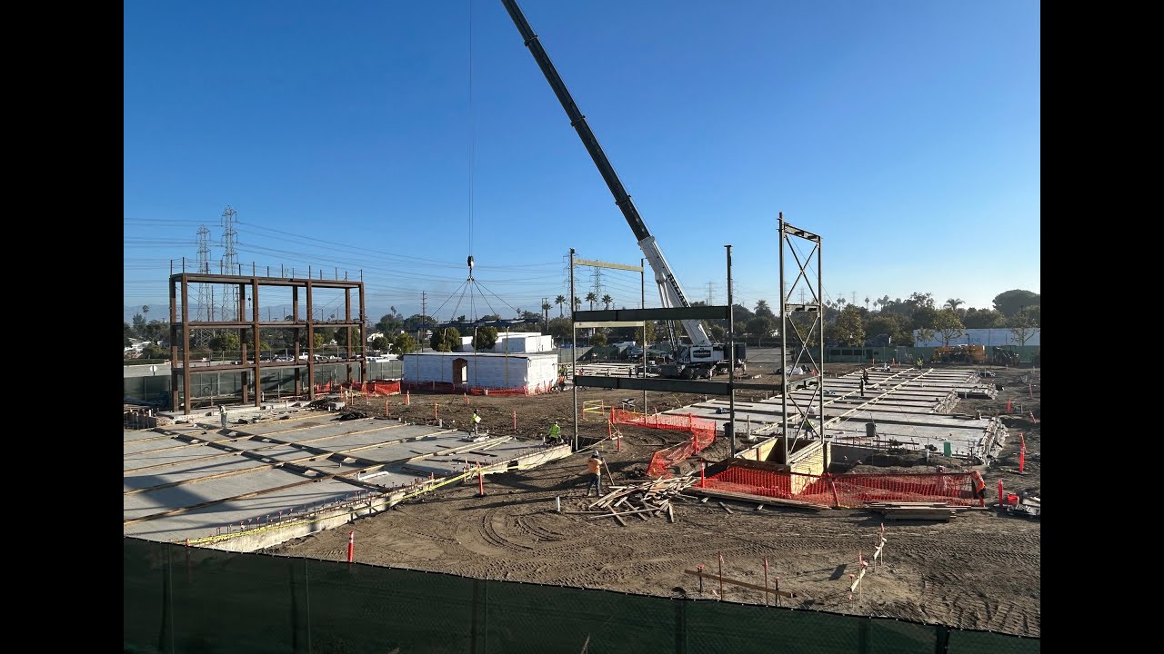 Compton College Student Housing Milestone: First Volumetric Unit Installed!