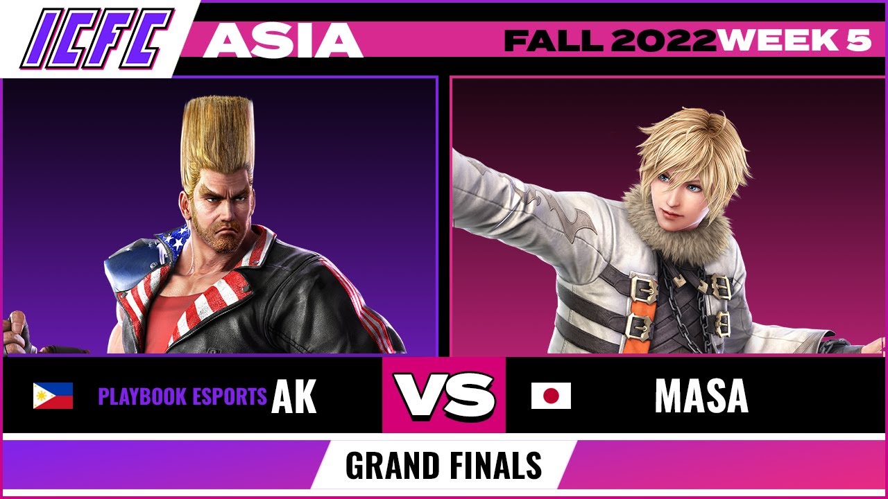 AK (Paul) vs Masa (Leo) - Grand Finals ICFC TEKKEN Asia: Fall 2022 - Week 5
