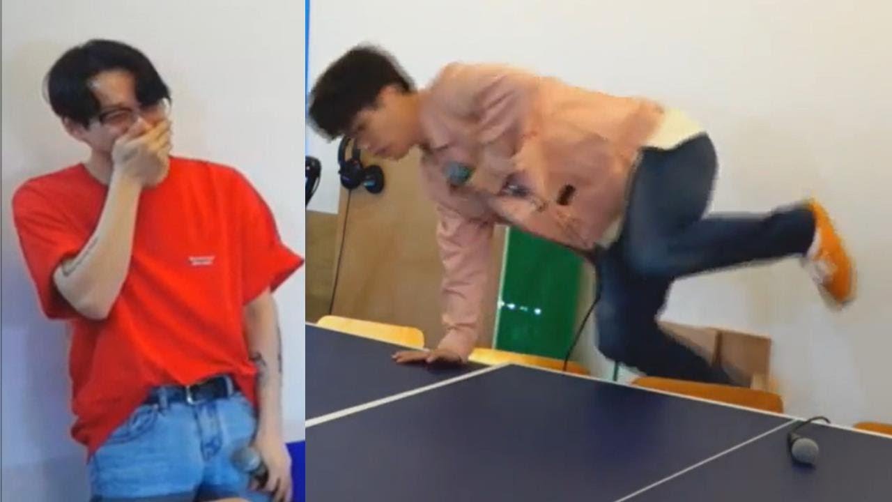 고영배가 탁구대로 날아오른 전설의 '너를보네'