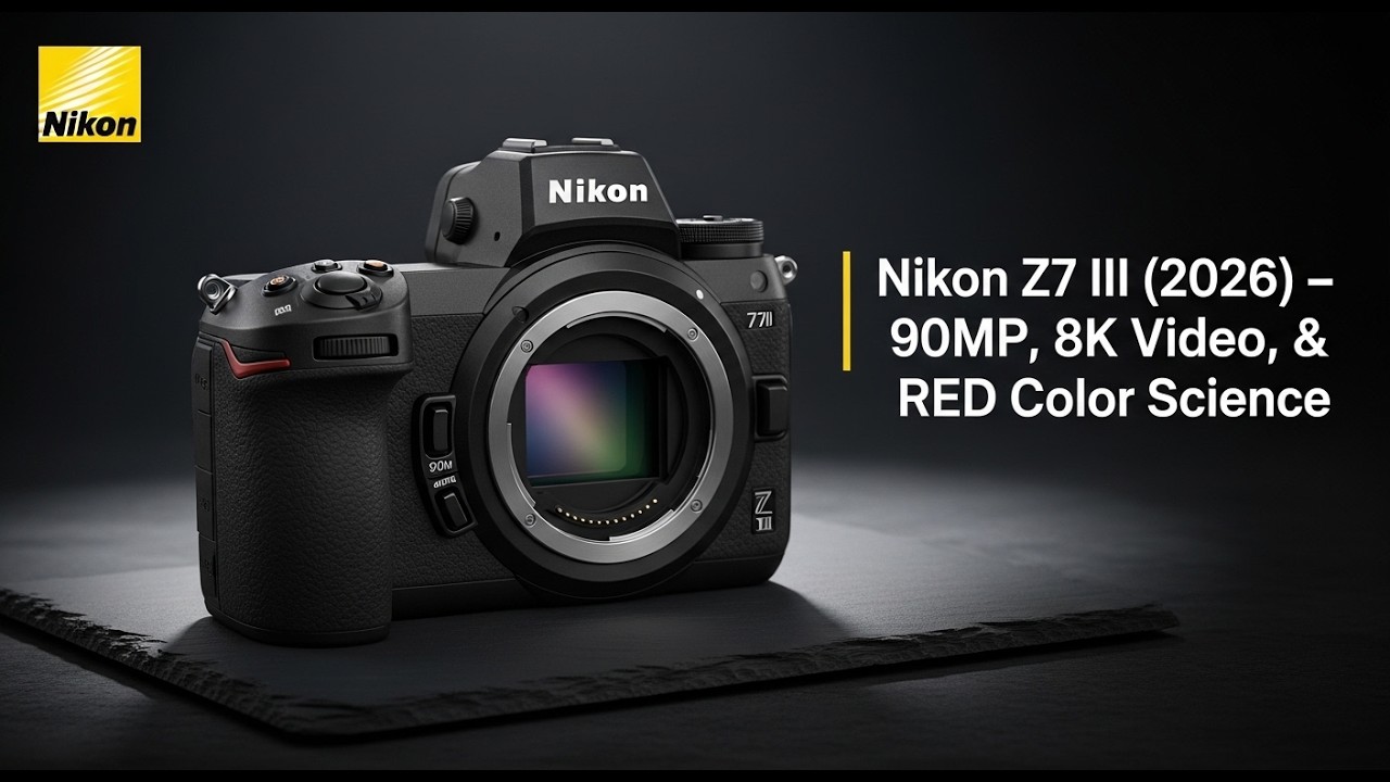 Nikon Z7 III (2026) &ndash; 90MP, 8K Video, & RED Color Science Leaked!