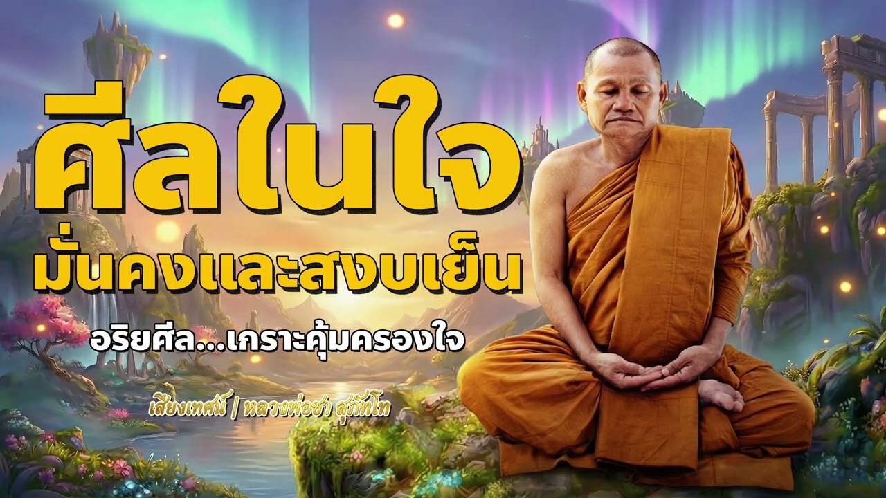 ศีลในใจ มั่นคงและสงบเย็น อริยศีล   เกราะคุ้มครองใจ  | หลวงพ่อชา สุภัทโท