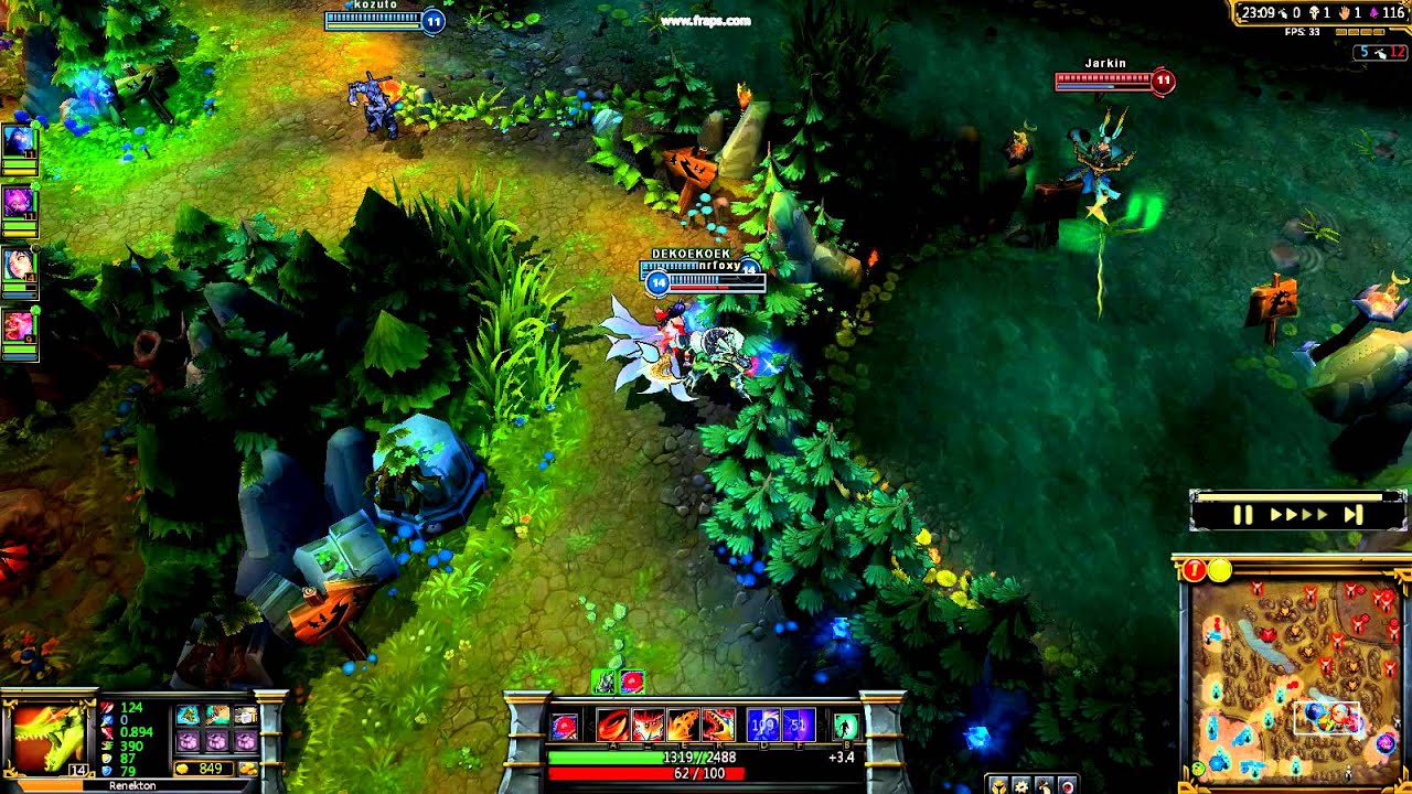 League Of Legends Ahri blind dragon steal