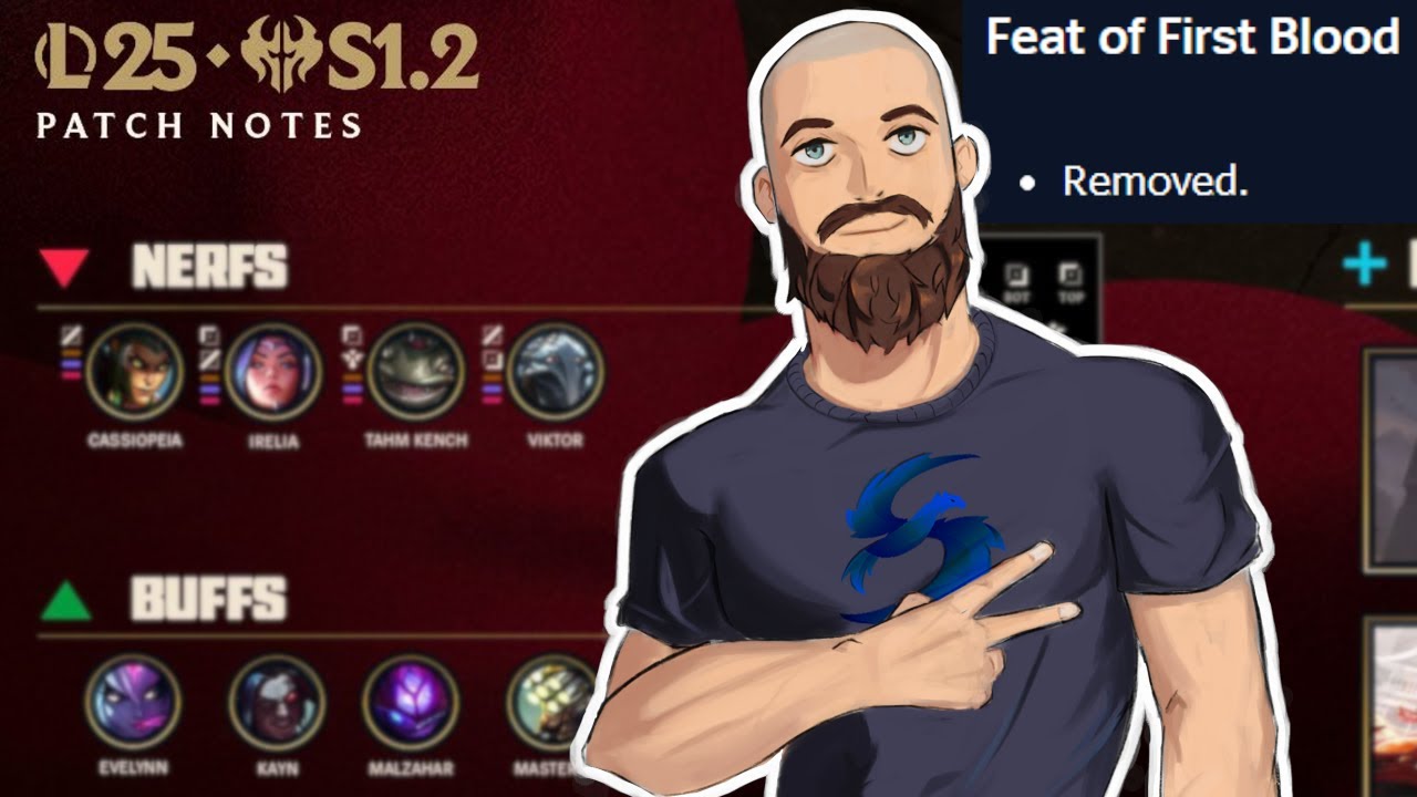 Patch 25.S1.2 Notes - FEAT OF FIRST BLOOD REMOVED!