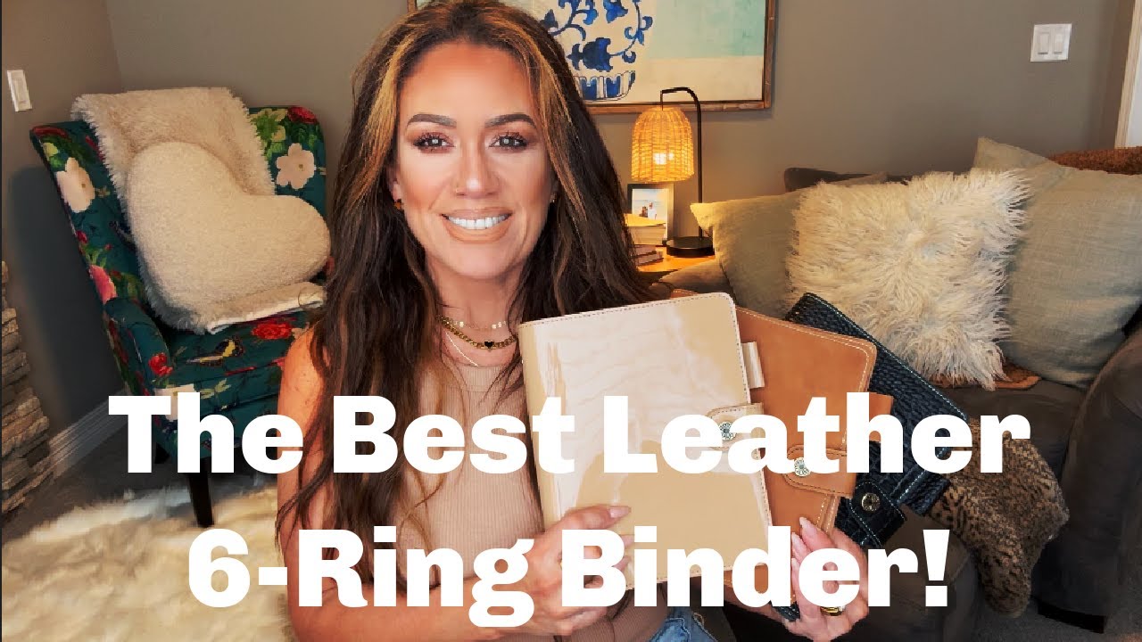 Planner Perfect's New 6-Ring Leather binder releases tomorrow at 10 cst!
