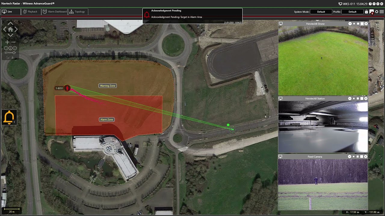 AdvanceGuard and HEROTECH8 automated aerial security surveillance