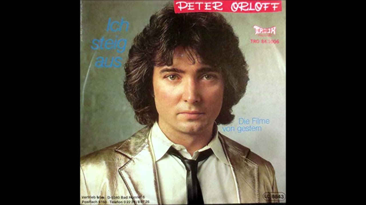 Peter Orloff  -  Die Filme von gestern  1986