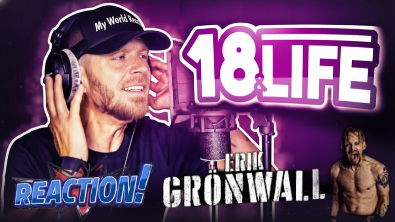 Reaction To 18 And Life - Erik Gronwall (Skid Row Cover)