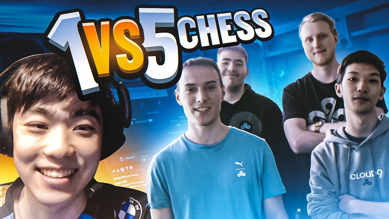Can League of Legends Pros Beat A BLINDFOLDED Chess GRANDMASTER?! ft. penguingm1