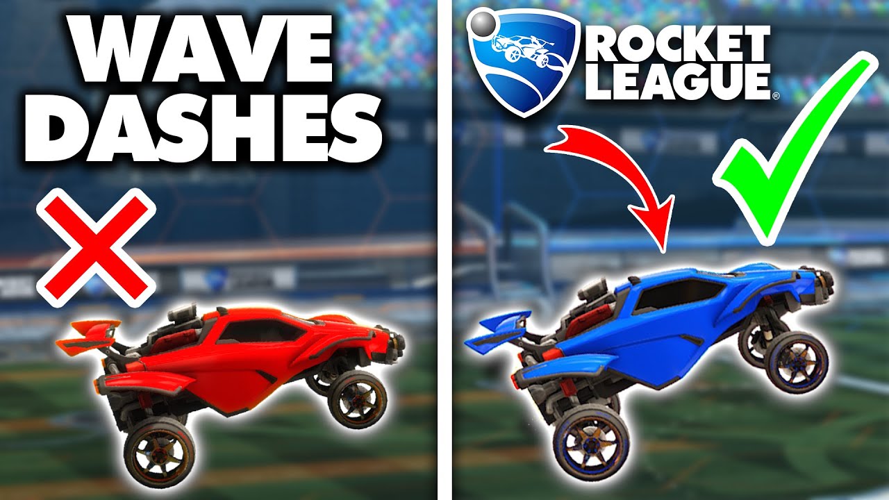 The CORRECT Way to WAVE DASH Rocket League (How to Wavedash Tutorial)