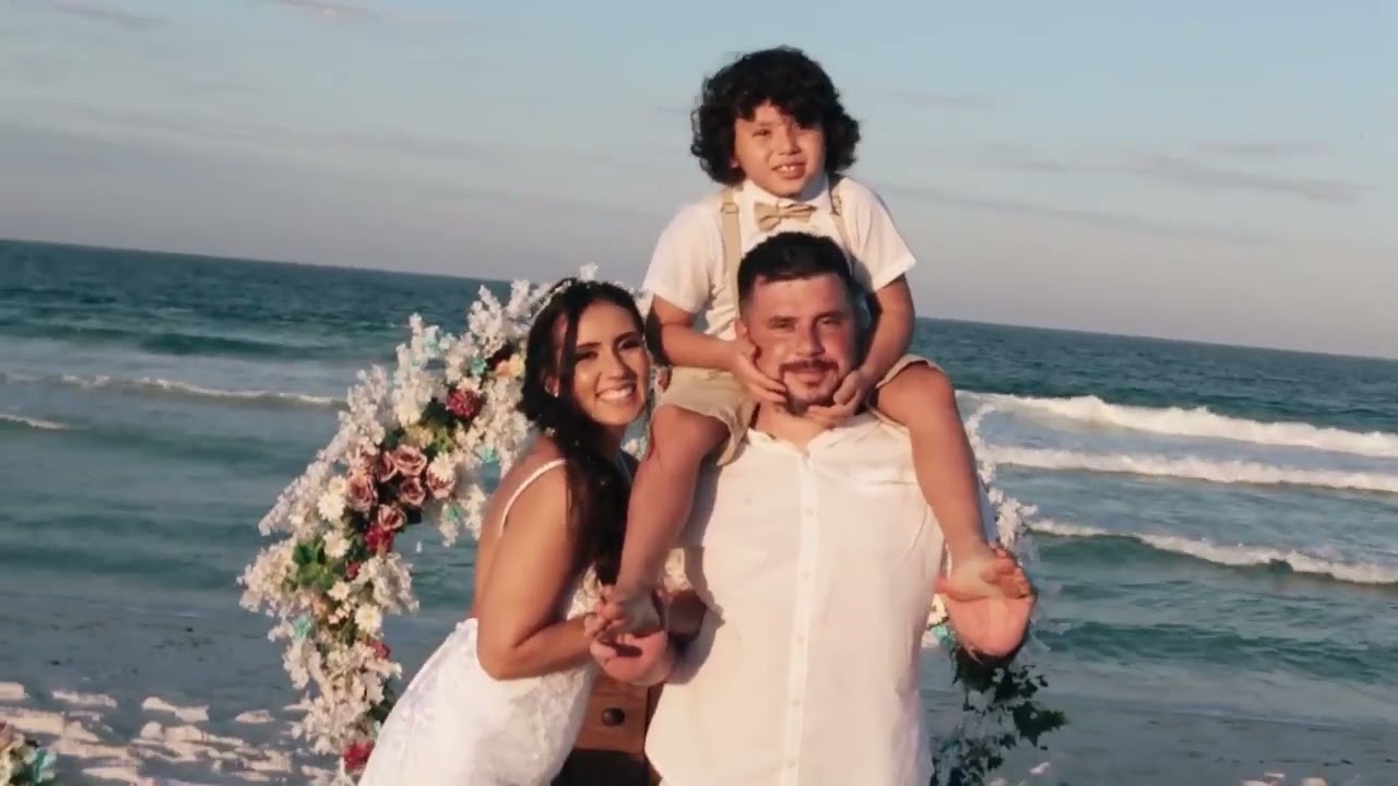RENOVAÇÃO de VOTOS na Praia BODAS Aniversário de CASAMENTO Amo Família Casados Para Sempre Cabo Frío