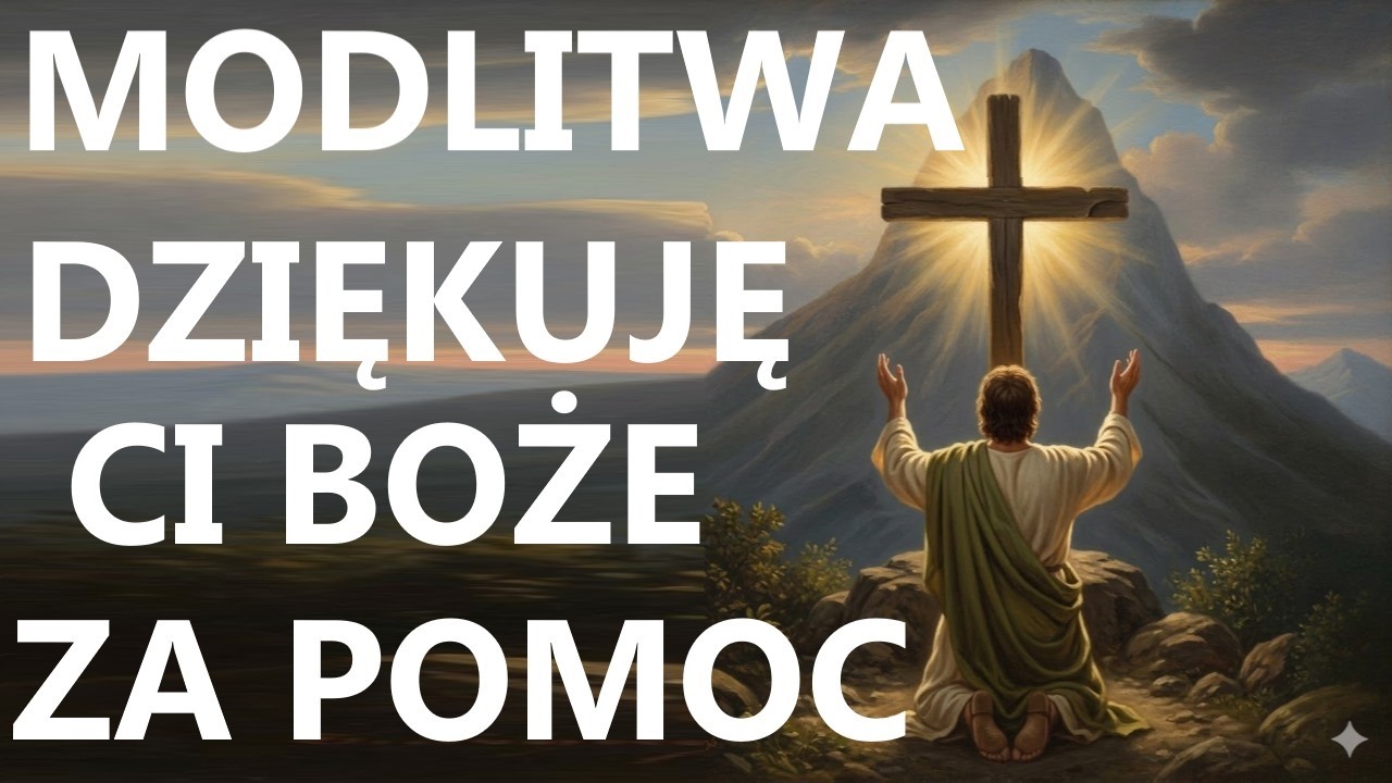 BOŻE, BEZ TWOJEJ POMOCY NIE DAŁBYM RADY | Modlitwa w podziękowaniu za otrzymane Łaski