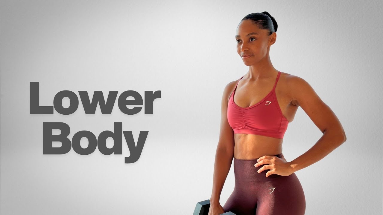 20 minute Lower Body dumbbell strength, tone and burn workout 🔥