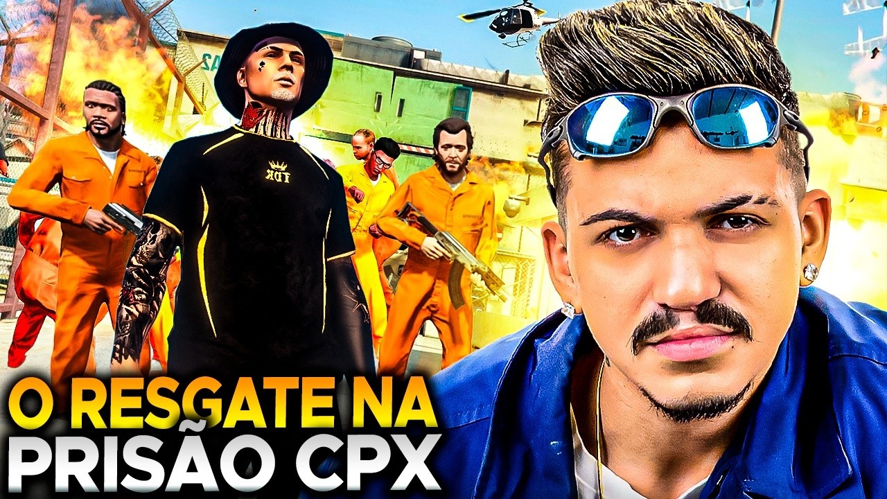 RESGATE NA PRISAO DO CPX? COMPLEXO 🔥 AO VIVO 🔥 GTA RP