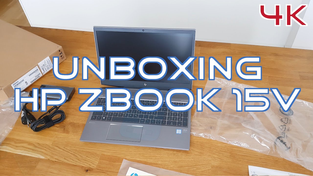 HP ZBook 15V G5 Unboxing 4K (UHD)