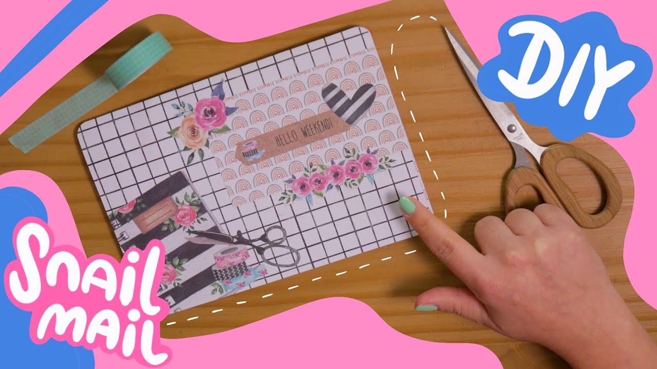 Kletsen & Knutselen 💌 Samen SNAILMAIL maken 🥰 DIY