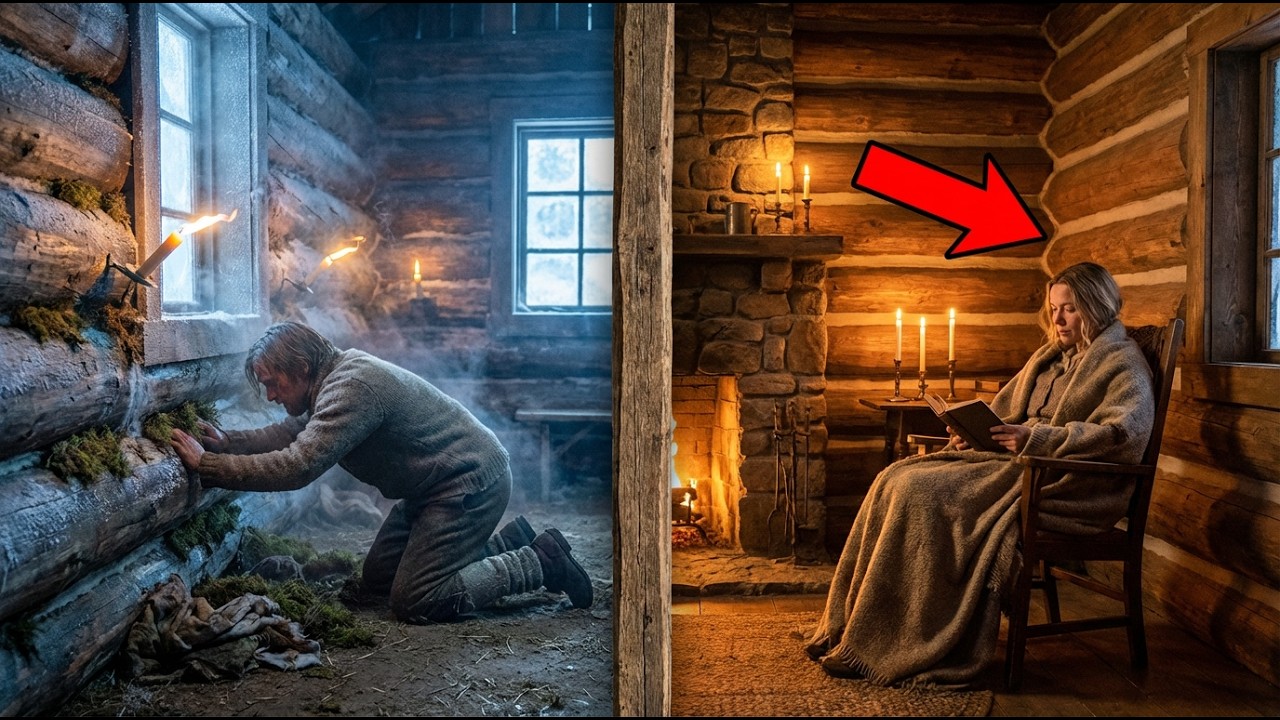 Her Cabin Had No Gaps in the Logs — Until Neighbors Spent Winter Chasing Drafts She Never Had