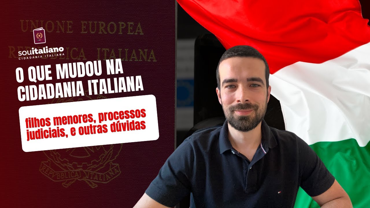 Nova lei da cidadania - O que mudou, filhos menores, dúvidas, etc.