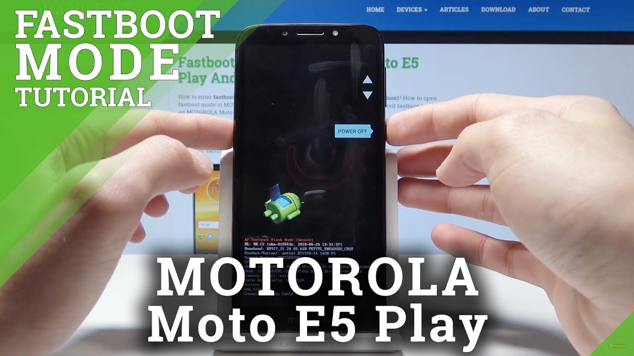 How to Enter Fastboot Mode in Motorola Moto E5 Play – Open & Exit Fastboot Menu / Bootloader Mode