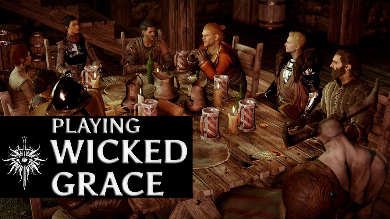 Dragon Age: Inquisition - Playing Wicked Grace (and getting Cullen naked in the process) version 1