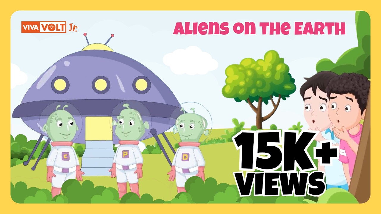 Aliens on the Earth | Magical Tales for Little Minds