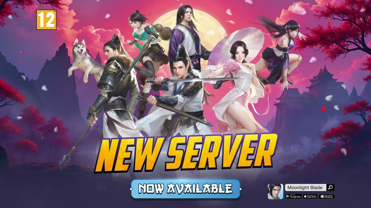 New Server Available! - Moonlight Blade MMORPG [PC/Android/iOS]
