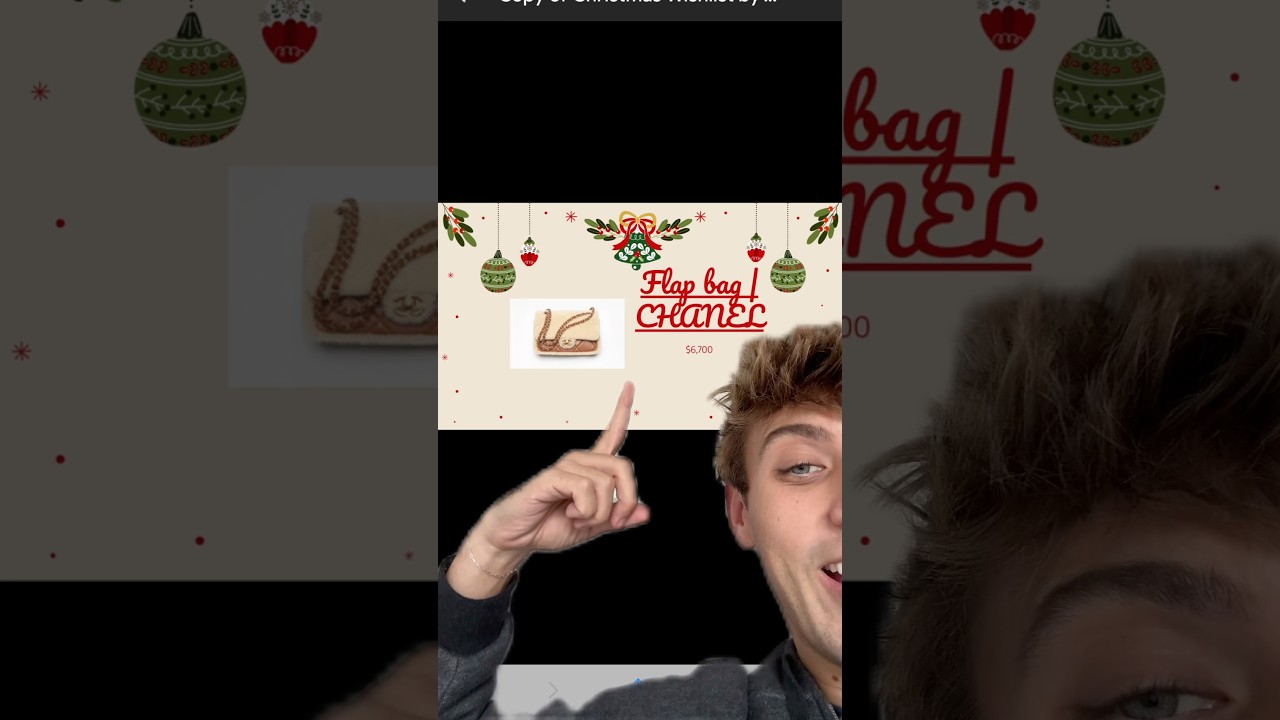 reacting to my sister&rsquo;s unrealistic christmas list&hellip; ​⁠@NicoletteDurazzo #christmaslist 🎄