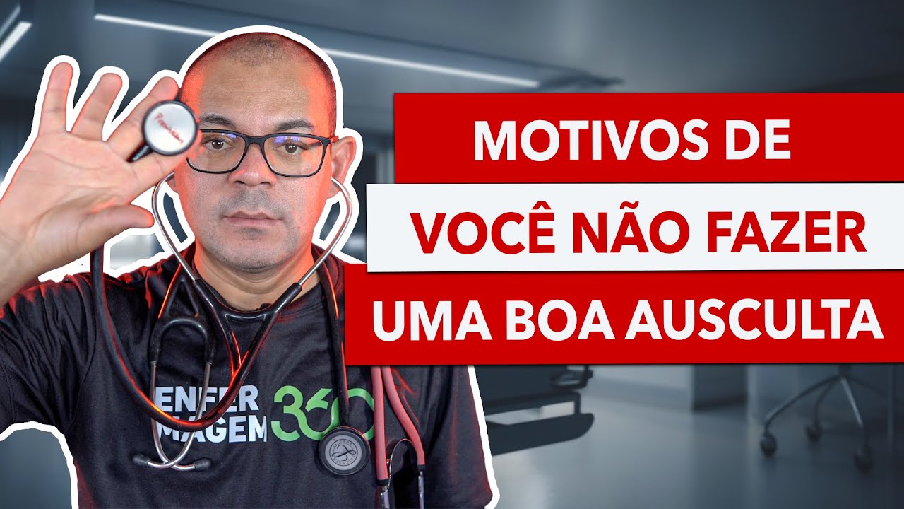 DIFICULDADE na AUSCULTA? | o PROBLEMA está no seu ESTETOSCÓPIO