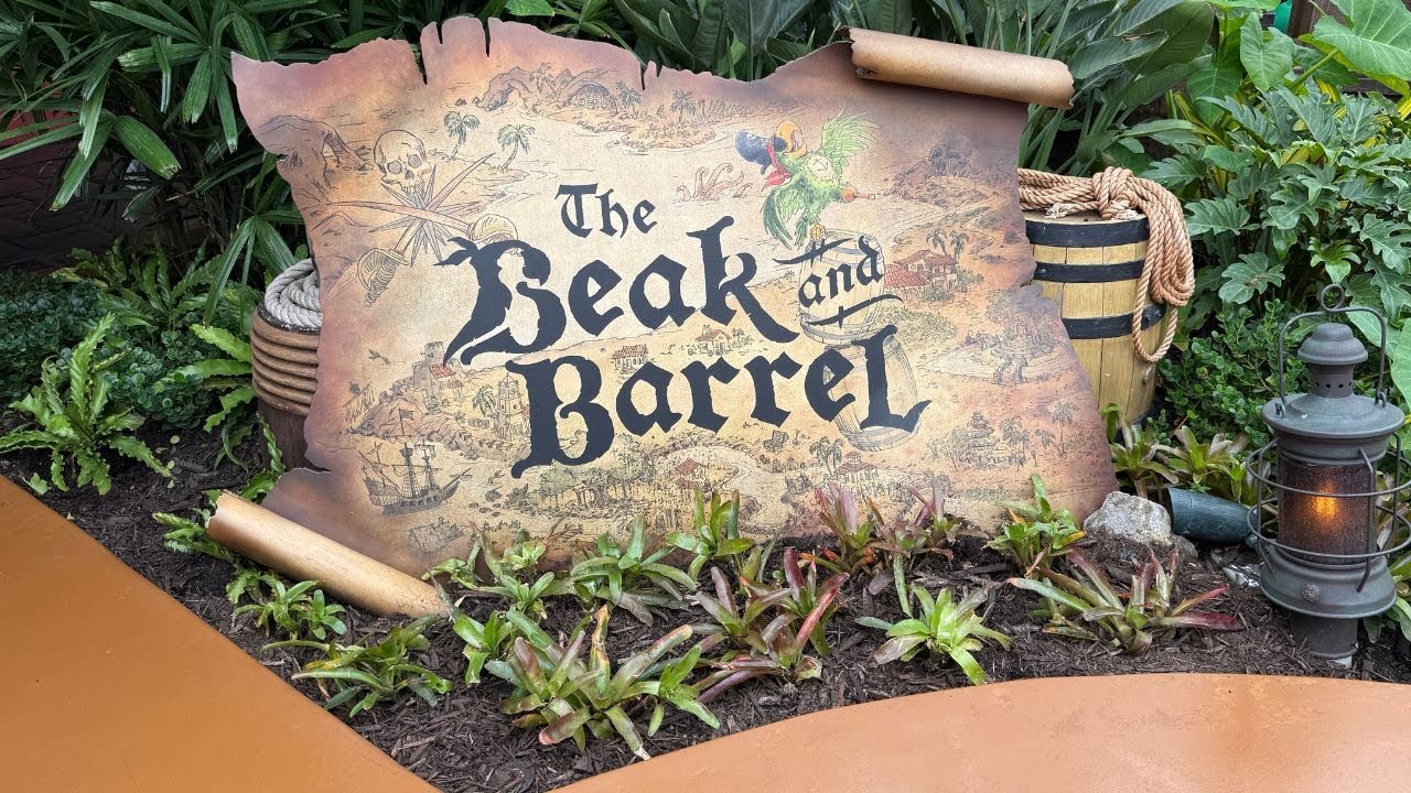 Hidden Pirate Hangout at Disney World | Beak & Barrel at Magic Kingdom