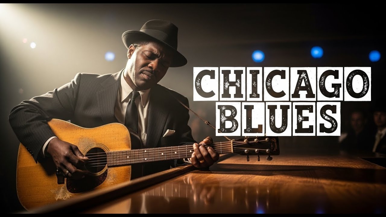Chicago Blues Delta Electric Blues | Lonely Highway Night Drive