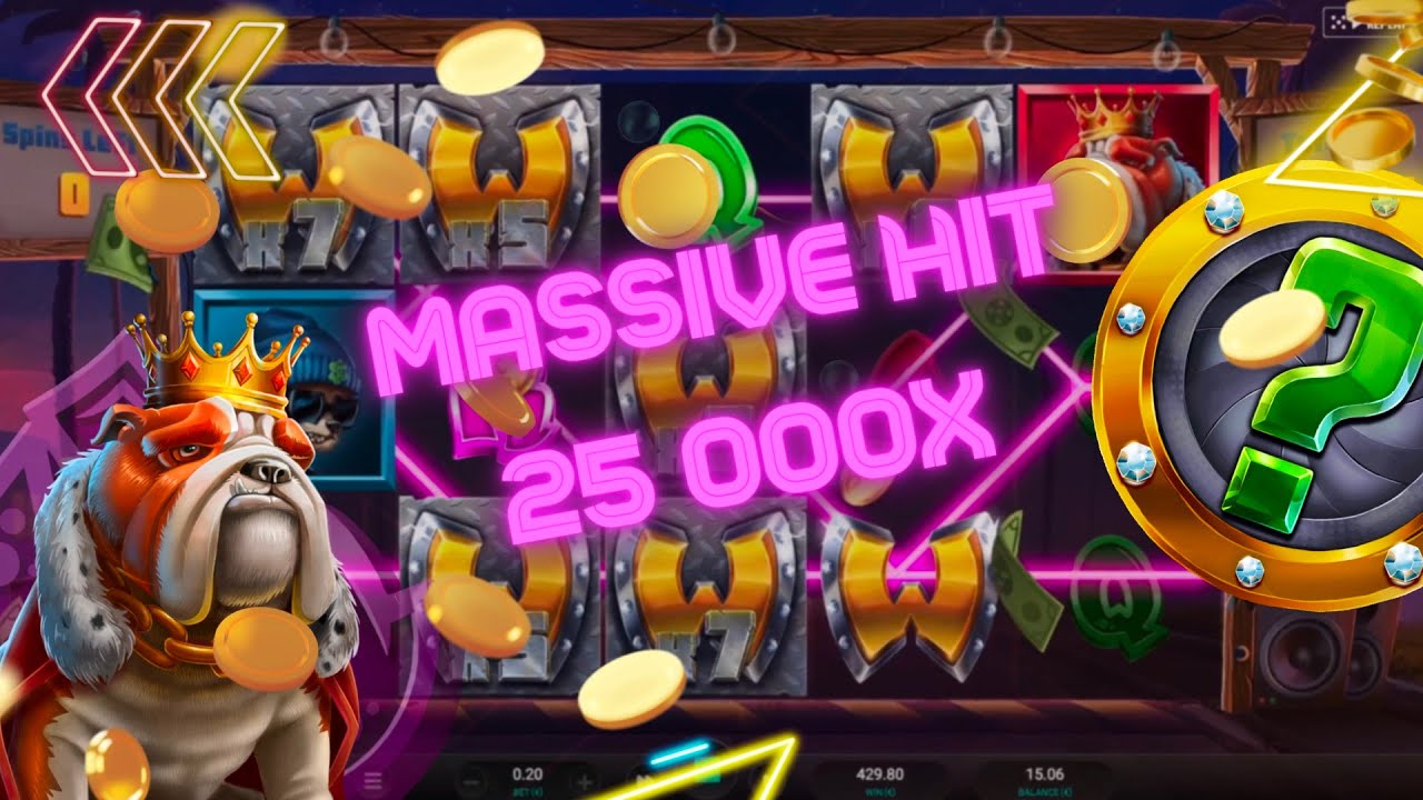 TOP DAWG$ SLOT PAYS A STUNNING 25,000 X BET - MAX WIN!!!
