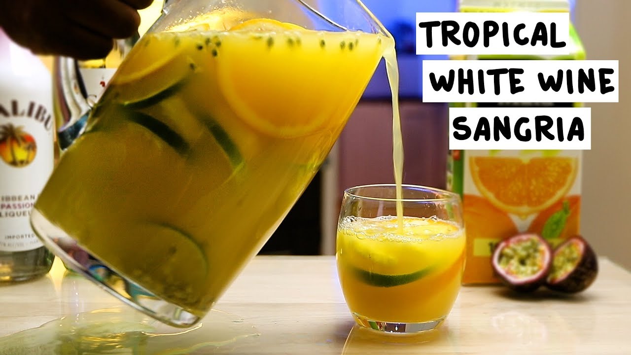 Tropical White Wine Sangria