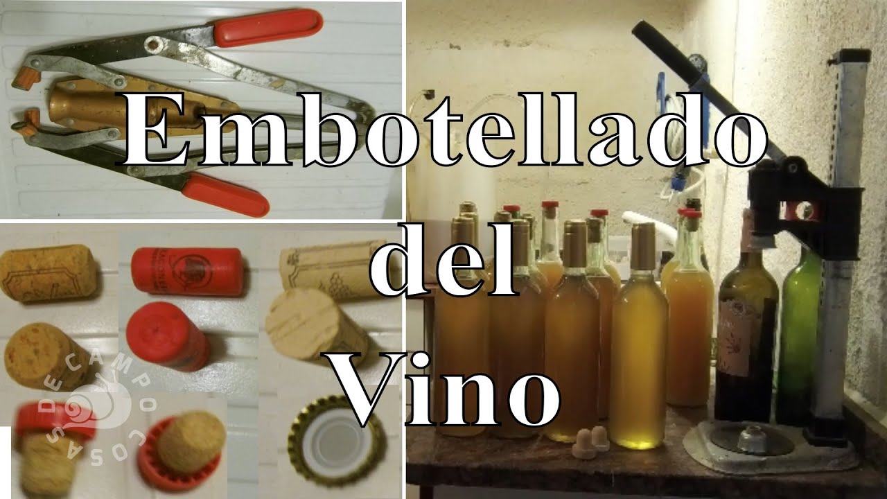 Elaboraci&oacute;n de vino artesanal. El embotellado.