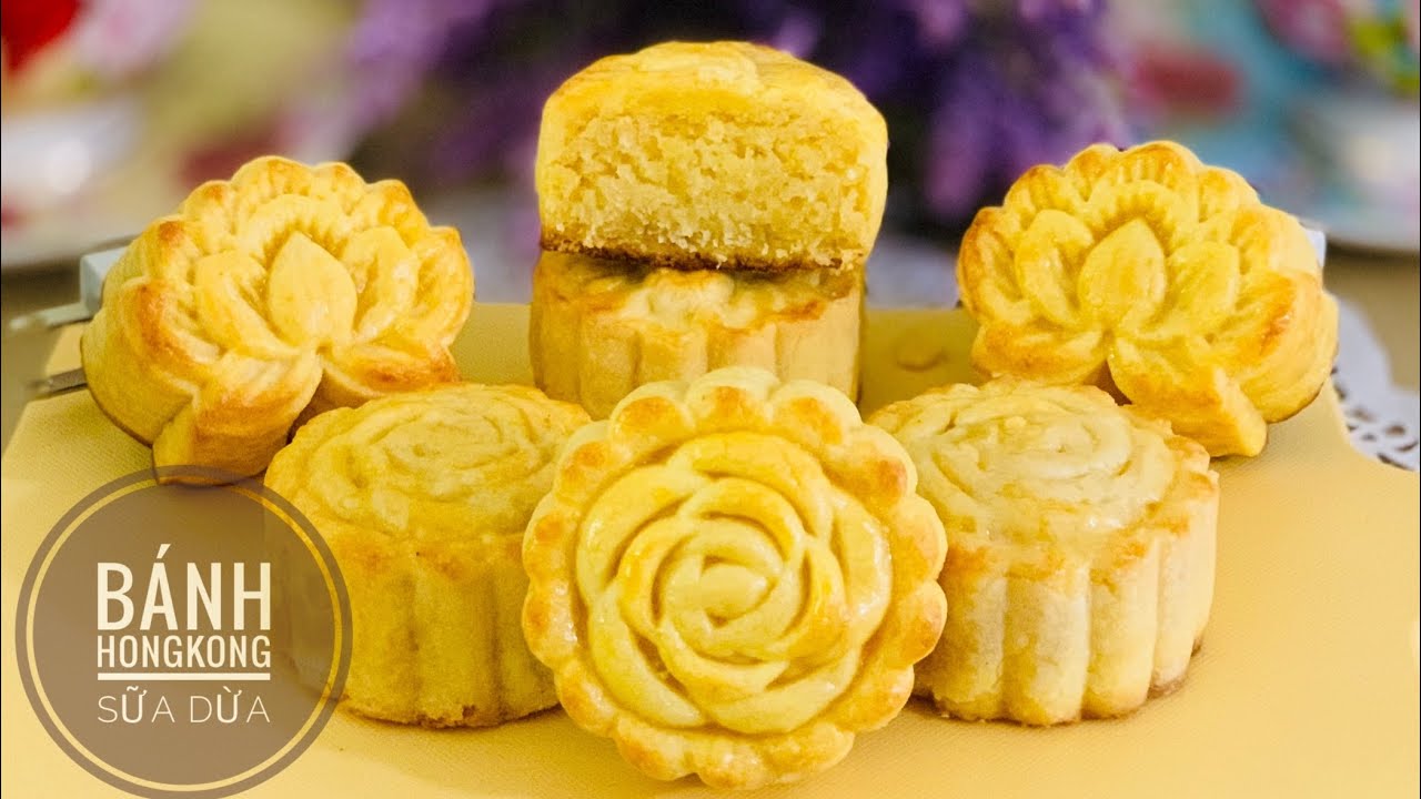 BÁNH NƯỚNG HONGKONG SỮA DỪA- Cách làm BÁNH NƯỚNG HONGKONG mềm tan chảy và thơm ngon tuyệt vời.