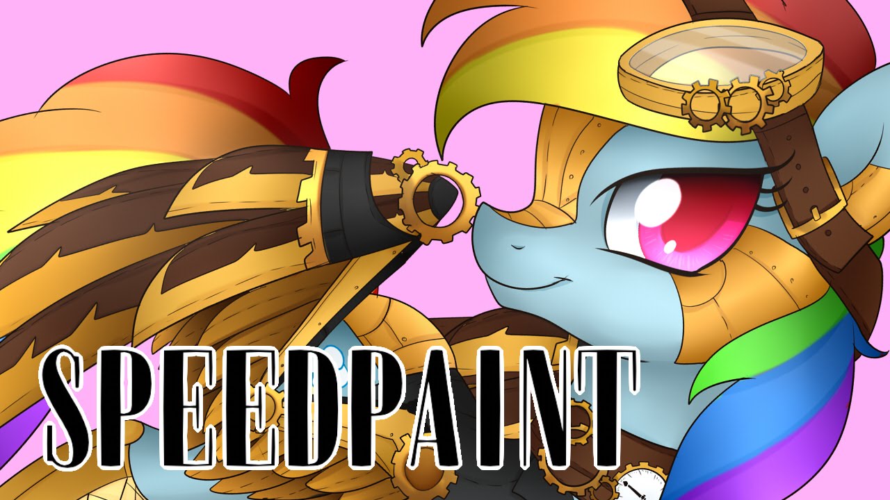 Steampunk Rainbow Dash - MLP Speedpaint